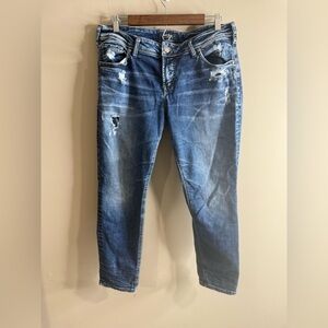 Silver distressed jeans Sam size 30/25